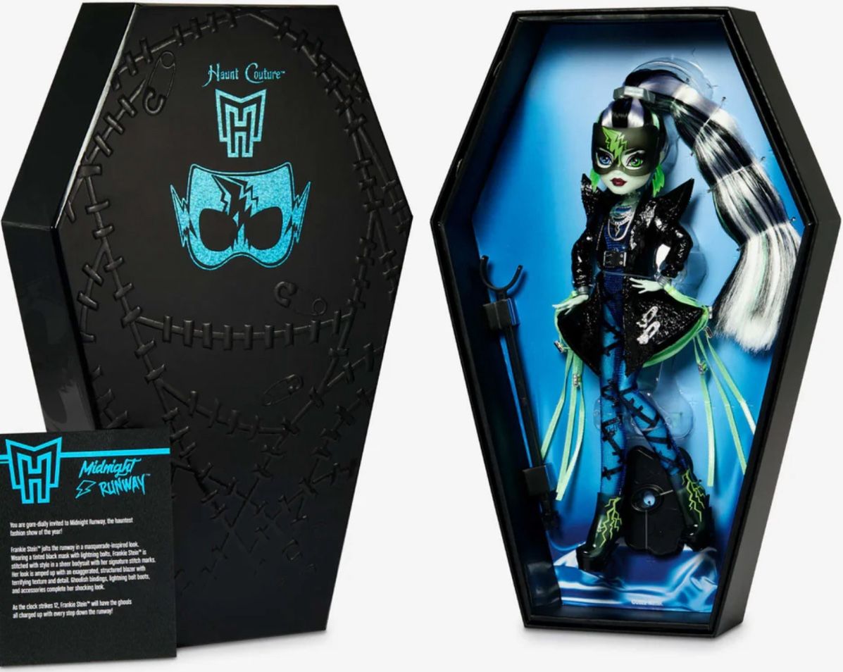 Mattel Monster High Haunt Couture Midnight Runway Frankie Stein Doll