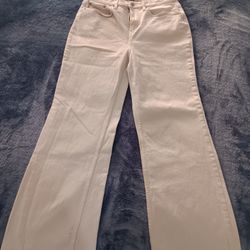 Women's Calvin Klein Super High Rise Flare Leg Jean's 