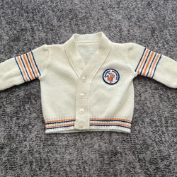 Denver Broncos Infant Baby Knit Cardigan Sweater Infant Baby Size 0-6 months