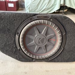 Kicker Comp 10” Subwoofer W/compact Enclosure 