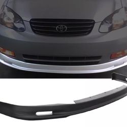 Fits 03-04 Toyota Corolla Mugen Style Front Bumper Lip Spoiler - PP