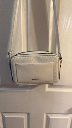 White and Gray MK Bag