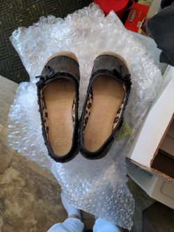 Cute Grey Slip On Shoes