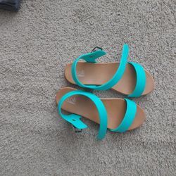 Green Rubber Sandles