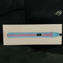 CHI x Barbie 50th Anniversary Malibu Barbie 1in Titanium Flat Iron Limited