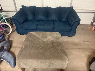 Couch and ottoman