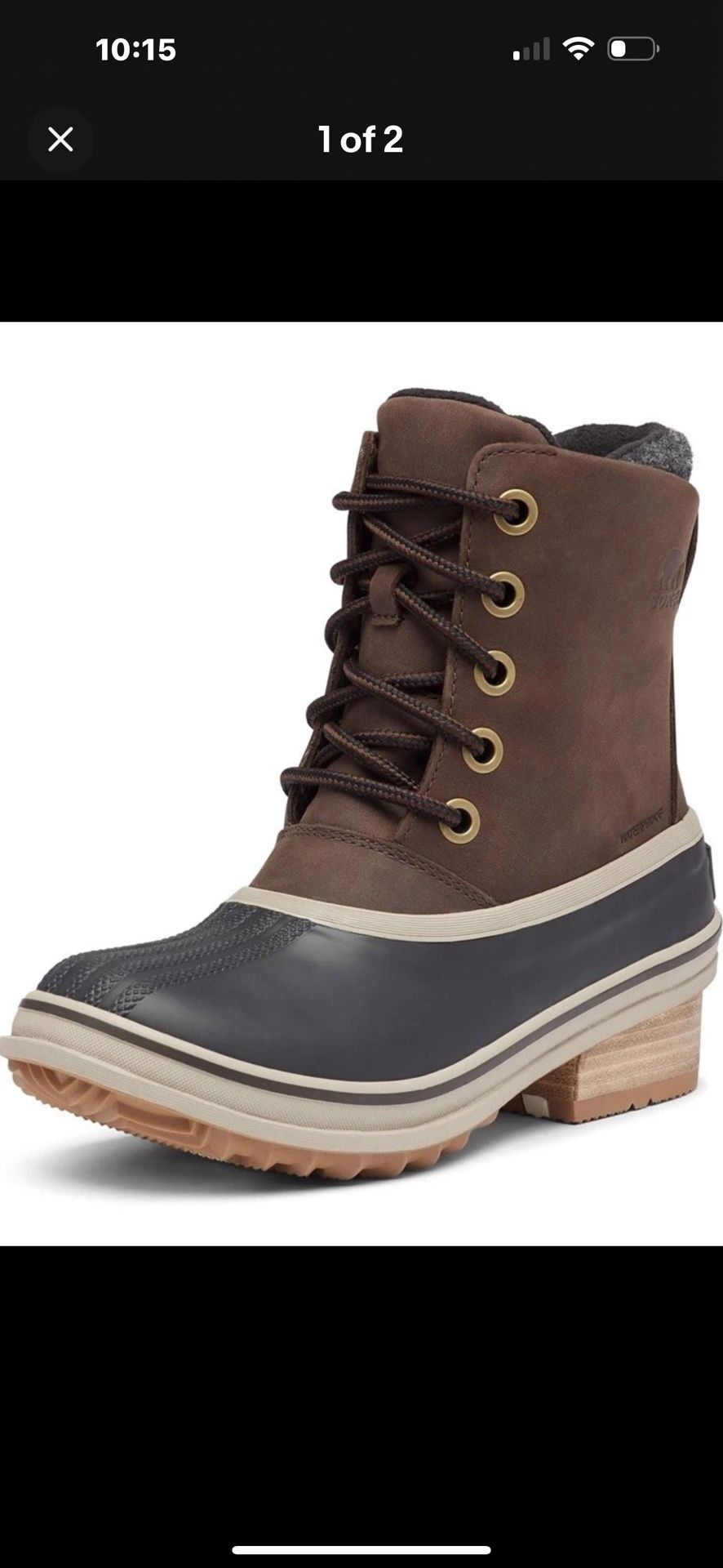 Sorel Women's Slimpack III Lace - Rain and Snow - Waterproof size 6.5