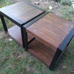 Beautiful Pair Of End Tables