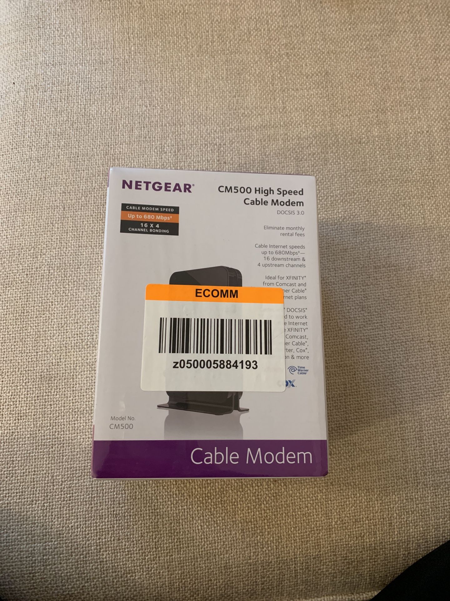 NETGEAR CM500 high speed cable modem