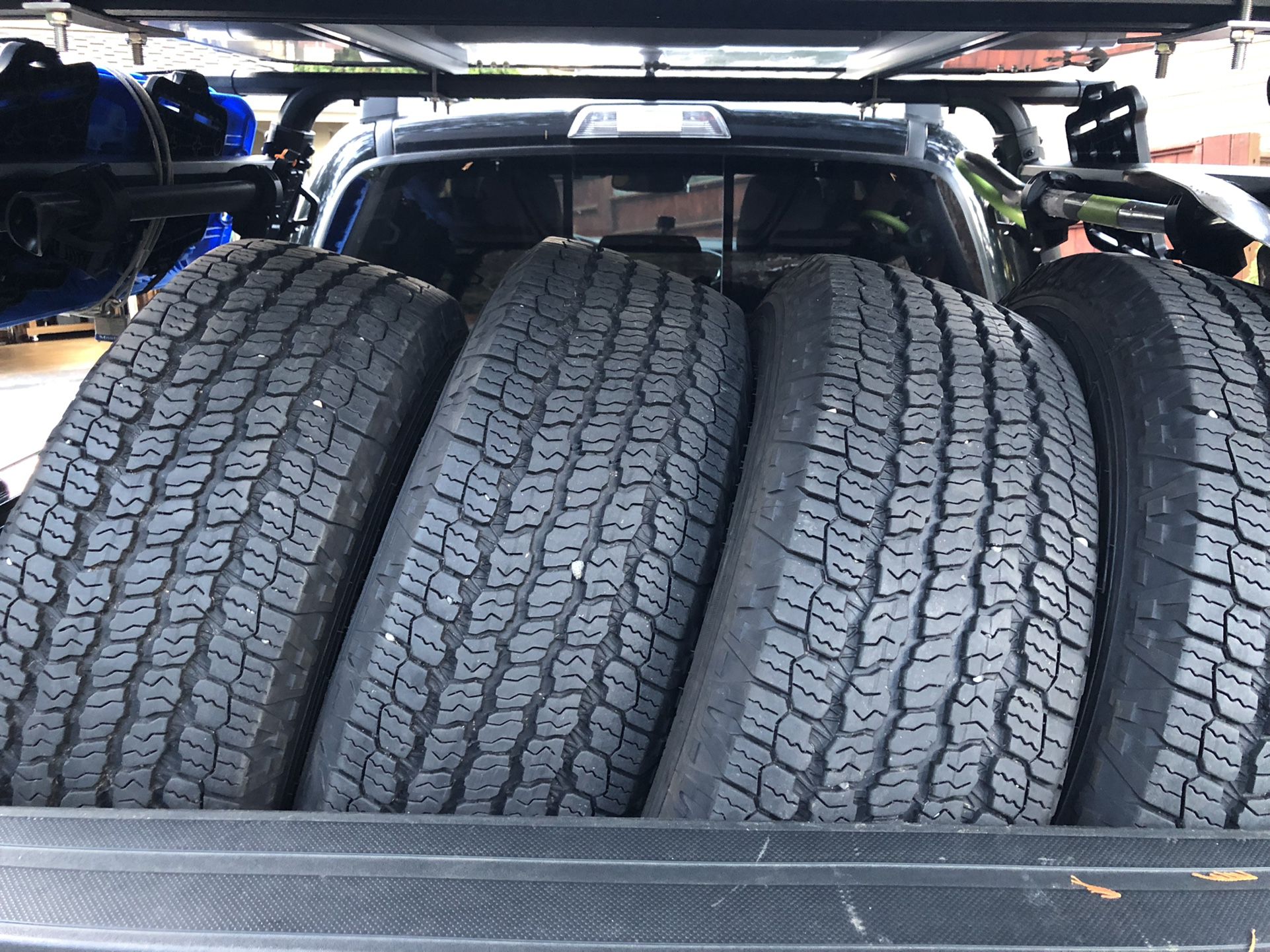 Used 4 Goodyear Wrangler All-Terrain Adventure With Kevlar 265/70R16 112T  SL VSB TM for Sale in Redmond, WA - OfferUp