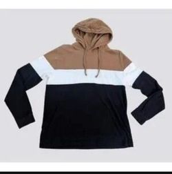 Colorblock lightweight hoodie sweater sweatshirt top long sleeve men's Size 3 Xl XXXL