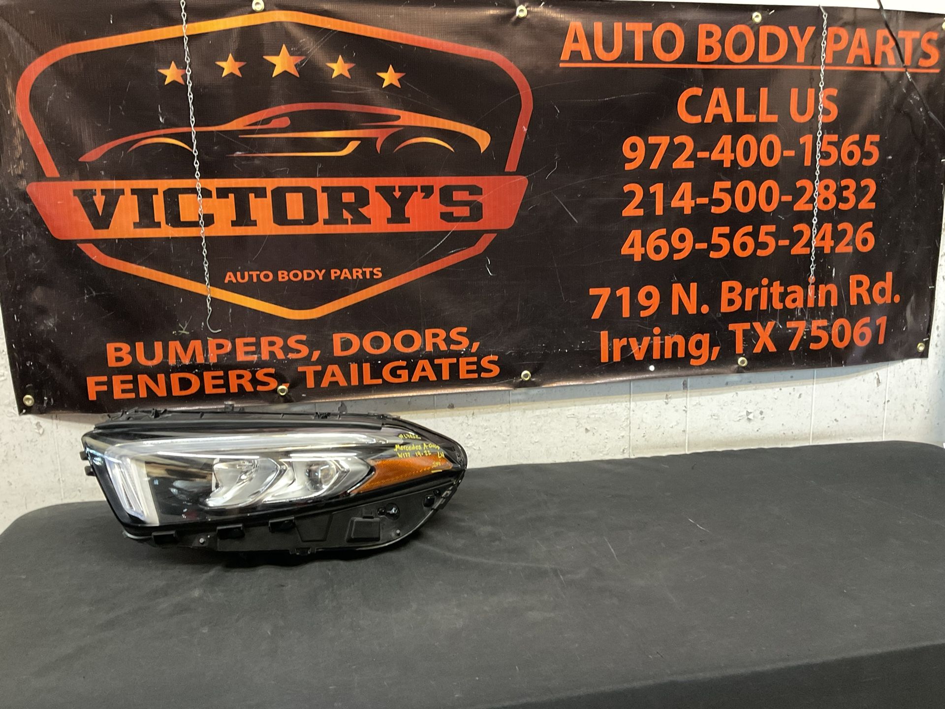 MERCEDES BENZ A-class W177 LH HEADLIGHT 2019-2022 OEM