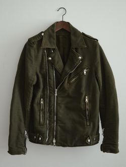 Balmain Men’s Cotton Bikers Jacket