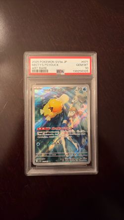 POKEMON MISTY’s Psyduck Japanese Gem Mint PSA10