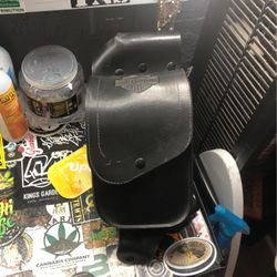 Harley Leather Bag For Crash Bar