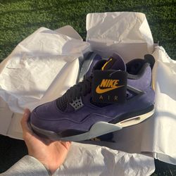 Jordan 4 lakers men