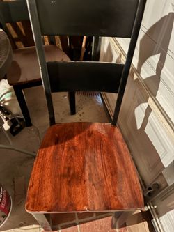 Wood chairs