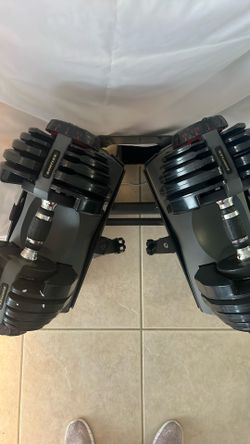 Bowflex Adjustable Dumbells with Stand