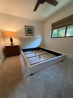 Queen Size Headboard & Frame with Box Spring