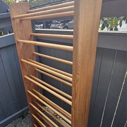 Solid Oak Shoe Rack