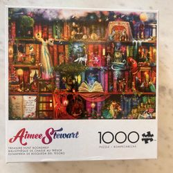 Buffalo Games - Treasure Hunt Bookshelf - 1000 Piece Puzzle