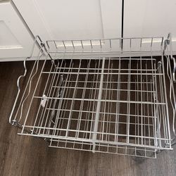 Kitchen Details 3 Tier Can Organizer | Canned Food Storage Rack | Kitchen Cabinet and Pantry Organization | Holds 36 Cans | Space Saving | Chrome