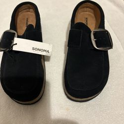 Brand New Sonoma Sued Clog Confort Shoes For Women Size 6 1/2