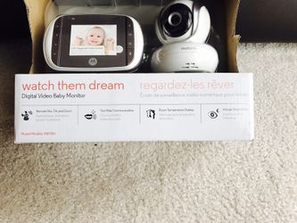 Brand new in box - Motorola digital video baby monitor