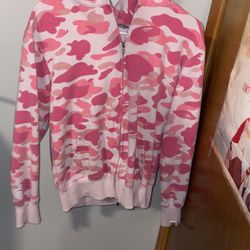 Pink Bape Hoodie 