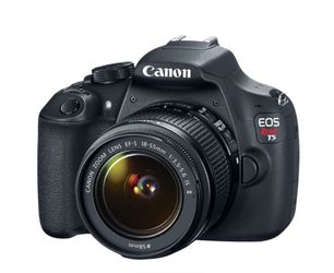 Canon EOS Rebel T5 Digital SLR Camera with EF-S 18-55mm Lens, Battery & Charger and Carry Case