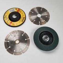 (4) 4-1/2" Assorted Cutting And Grinding Wheels. New Open Box. Price Is Not Negotiable. 