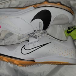 Nike Air Zoom LJ Elite Long Jump Shoes Track Spikes White CT0079-001 Mens 13