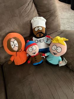 Plush South  park characters