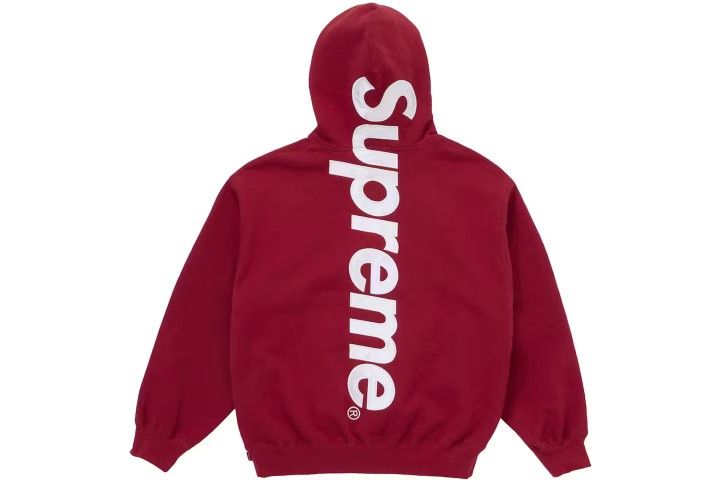 Supreme Satin Appliqué Hooded Sweatshirt FW25