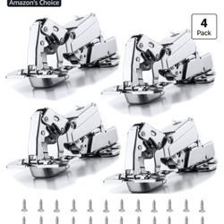 4 Pack 165 Degree Full Overlay Half Over Lay Or Inset Hinges New 