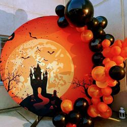 Balloons Garland And Backdrop