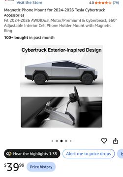Tesla Magnetic phone mount