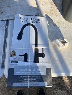 Black Kitchen Faucet