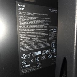 80 Inch Nec TV With Mount