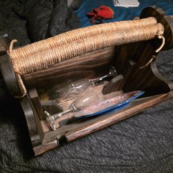 Picnic basket and table