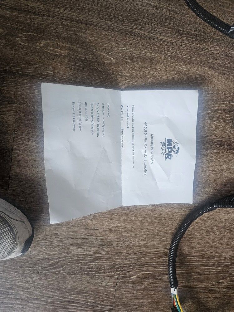 96-98 Ford Cobra 4v Coil On Plug Conversion Harness