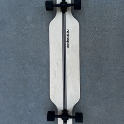 Retrospec Rift Drop-Through Longboard Skateboard Complete