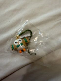 TakaraTomyArts Netsuke Mascot Pokemon Hisui Region Rowlet Strap