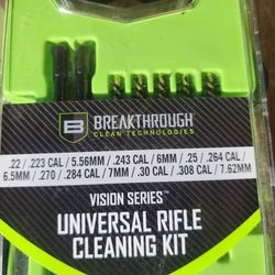 Visions breakthrough universal rifle cleaning kit. BRAND NEW UNOPENED