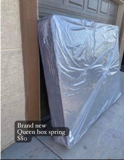 Brand new queen box spring