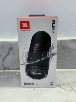 New JBL Flip 7 Portable Waterproof Bluetooth Speaker Black