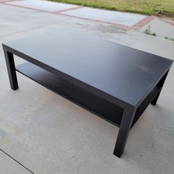 Ikea Black Coffee Table With Shelf