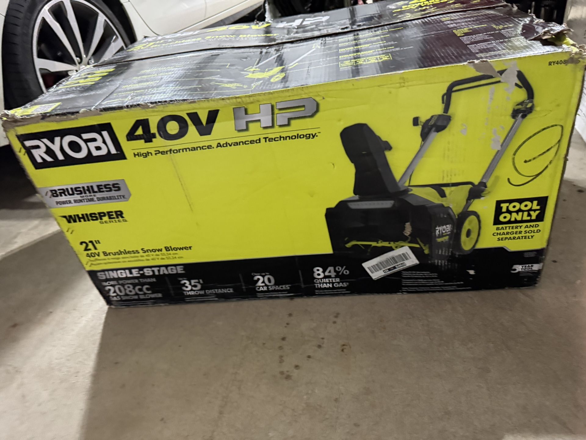 Ryobi 40V Snow Blower