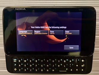 Vintage Nokia N900
