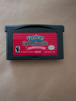 Pokemon mystery dungeon Red rescue, Gameboy Advance